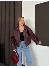 Kısa Deri Ceket