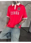 ESPANA POLO YAKA OVERSİZE T-SHİRT