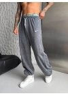NKE YIKAMALI NAKIŞ 2 İPLİK BAGGY EŞOFMAN - FÜME