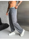 NKE YIKAMALI NAKIŞ 2 İPLİK BAGGY EŞOFMAN - FÜME