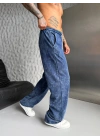POLO YIKAMALI NAKIŞ 2 İPLİK BAGGY EŞOFMAN - LACİVERT