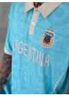 ARGENTİNA POLO YAKA OVERSİZE T-SHİRT