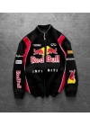 REDBULL BASKI DETAY HIRKA OVERSİZE 3 İPLİK KUMAŞ - SİYAH