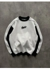 SWD NAKIŞ DETAY SWEATSHIRT -BEYAZ