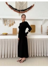 Yandan Kuşaklı Elbise