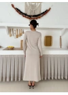 Yandan Kuşaklı Elbise