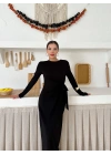 Yandan Kuşaklı Elbise