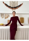 Yandan Kuşaklı Elbise