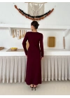 Yandan Kuşaklı Elbise