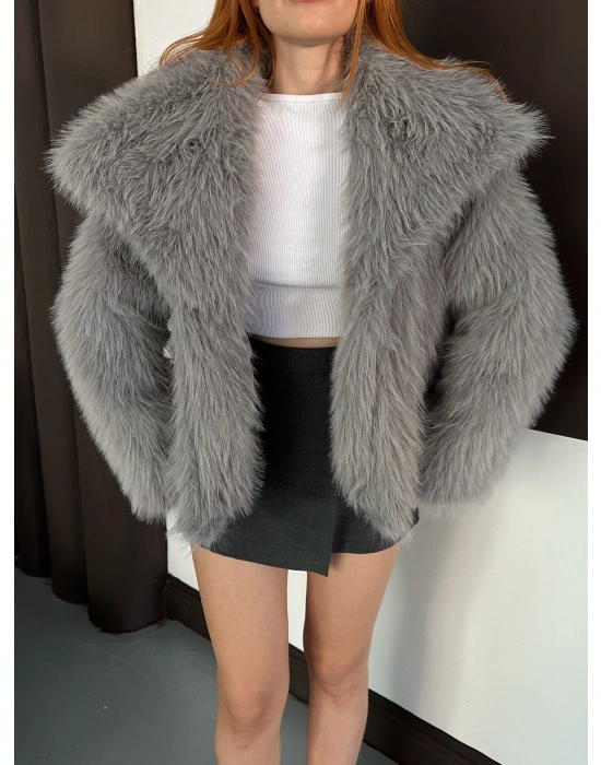 Peluş Kürk - Gri