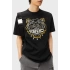 Kenzo Siyah Nakışlı Kaplan Logo T-shirt