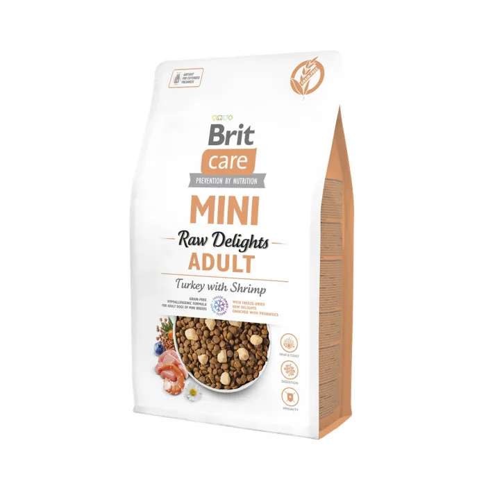 BRİT CARE ADULT MİNİ TURKEY & SHRIMP GRAİN FREE 2 KG