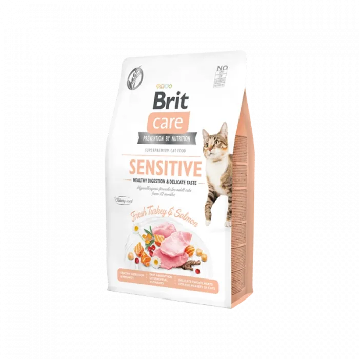 BRİT CARE CAT SENSİTİVE HEALTHY DIGEST GRAİN FREE 2 KG