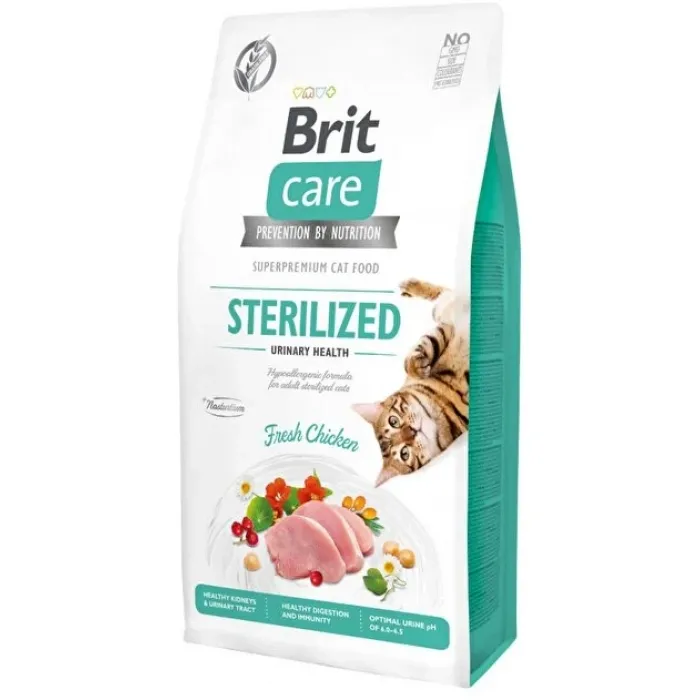 BRİT CARE CAT STERİLİSED URINARY CHİCKEN7 KG