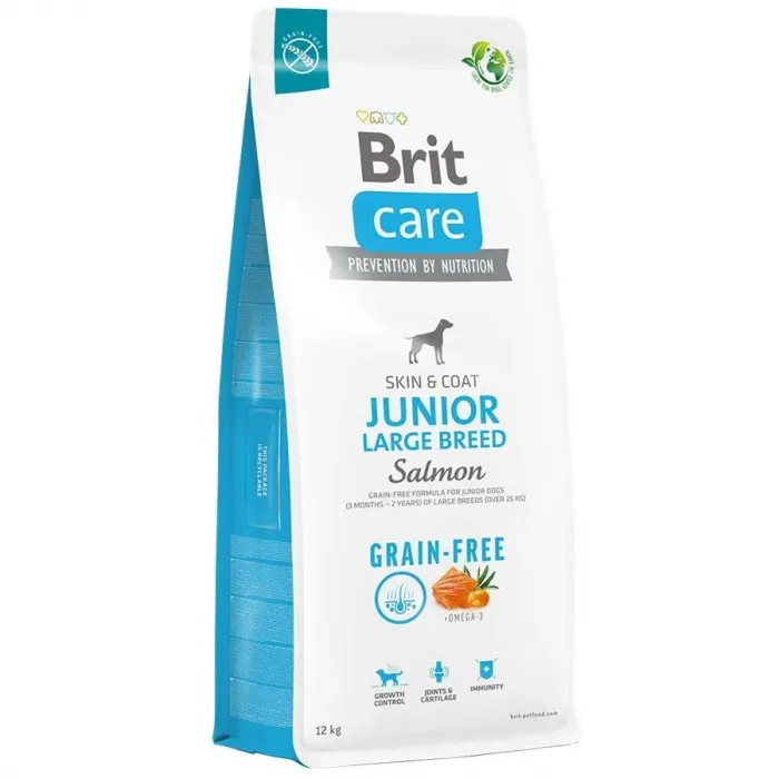BRİT CARE JUNIOR LARGE BREED SALMON GRAIN FREE 12 KG
