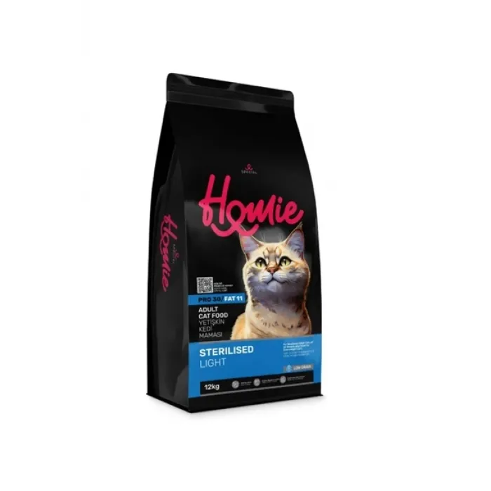 HOMİE LOW GRAIN SPECIAL ADULT CAT STERILISED & LIGHT 12KG