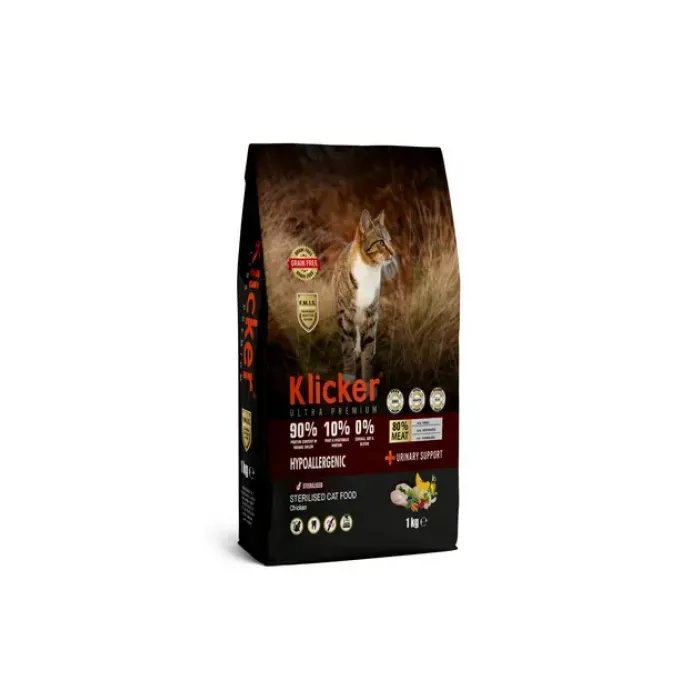 KLİCKER ADULT CAT STERILISED CHİCKEN 1 KG