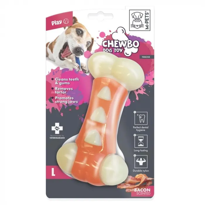 M-PETS CHEWBO TRIBONE DENTAL ET AROMALI OYUNCAK 10633416