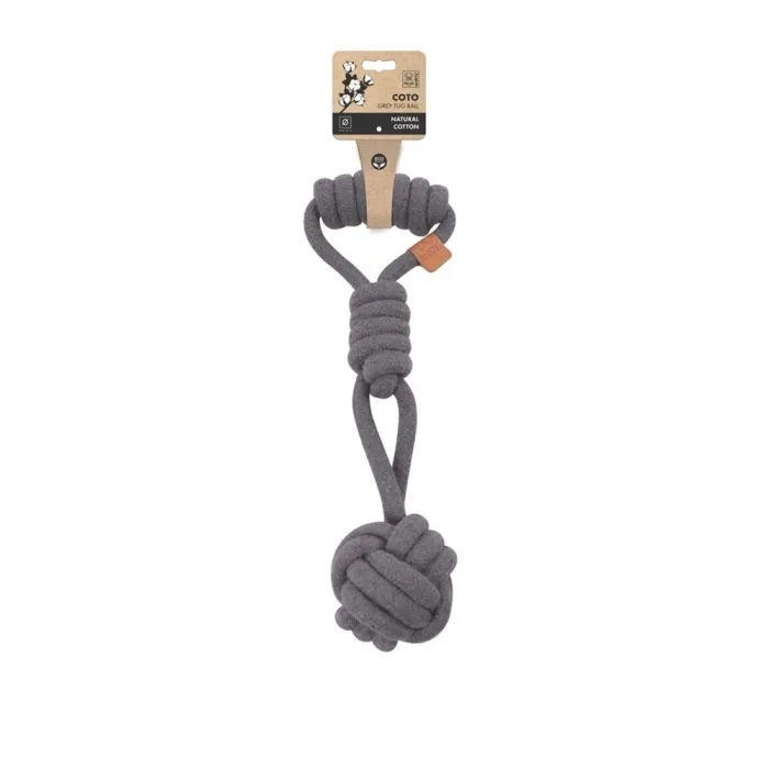M-PETS COTO GREY TUG BALL 36 CM ÖRGÜ OYUNCAK 10653513