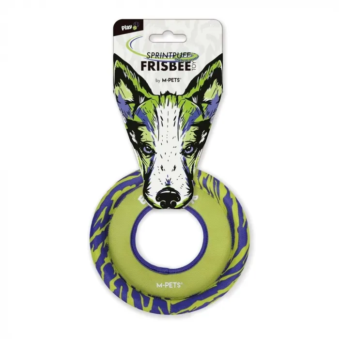 M-PETS SPRINTPUFF FRISBEE KÖPEK OYUNCAĞI GREEN/PURPLE