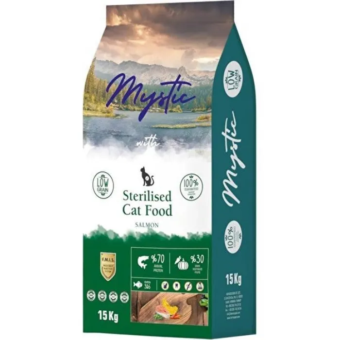 MYSTİC CAT STERİLİSED SALMON 15 KG