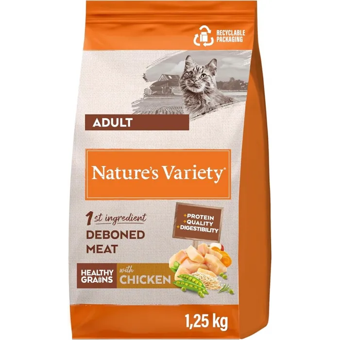 NATURES VARIETY ADULT CHICKEN GRAIN FREE 1,25KG