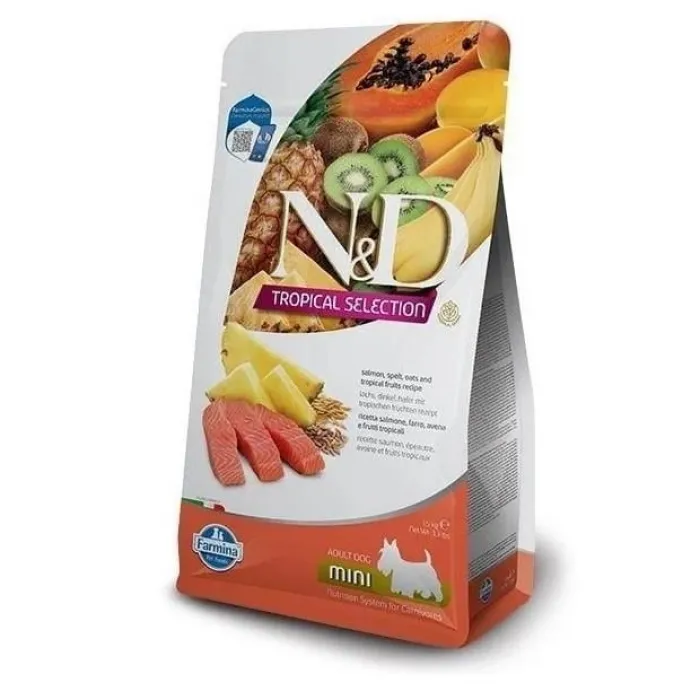 N&D A.G. TROPIKAL ADULT MINI SALMON 1,5 KG
