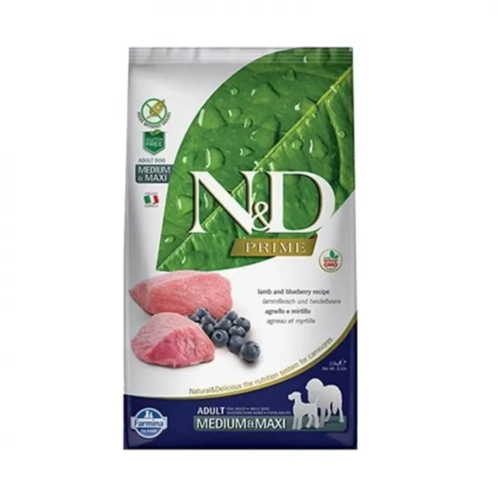 N&D A.G. ADULT MEDIUM MAXI KUZU & YABAN MERSİNİ 2,5 KG
