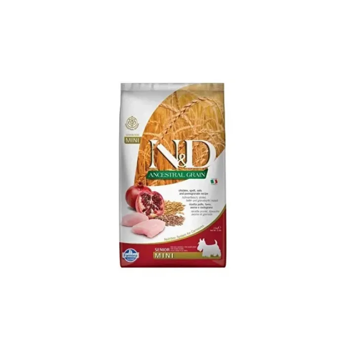 N&D A.G. SENİOR MİNİ TAVUK & NAR 2,5 KG