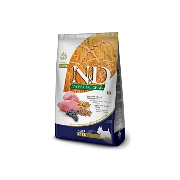 N&D A.G. PUPPY MİNİ KUZU & YABAN MERSİNİ 7 KG