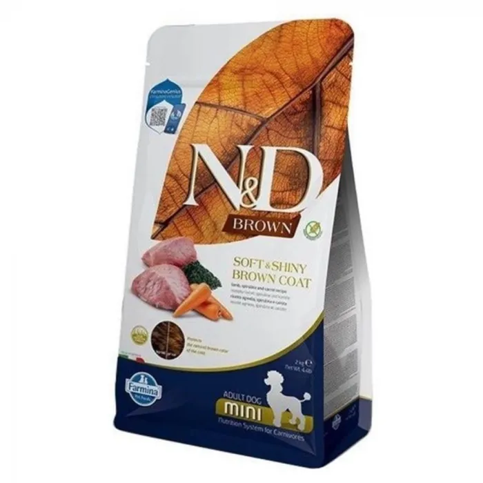 N&D BROWN ADULT MINI KUZU HAVUÇ PATATES 2,5 KG