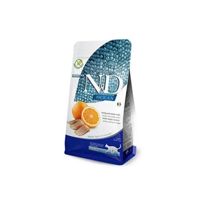 N&D OCEAN ADULT CAT NEUTERED RİNGA & PORTAKAL 1,5 KG