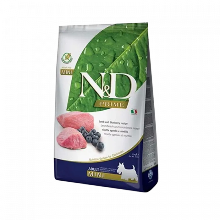 N&D PRIME ADULT MEDIUM MAXI KUZU & YABAN MERSINI 2,5 KG