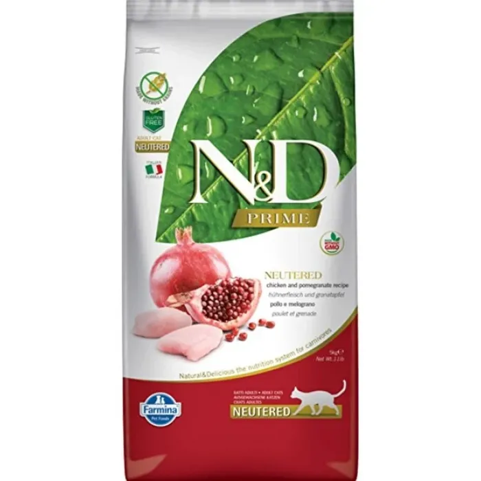 N&D PRIME NEUTERED CAT TAVUK&NAR 10 KG