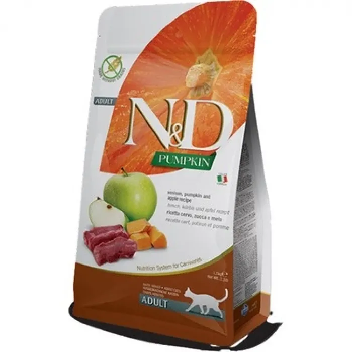 N&D PUMPKIN ADULT CAT GEYİK & ELMA 1,5 KG