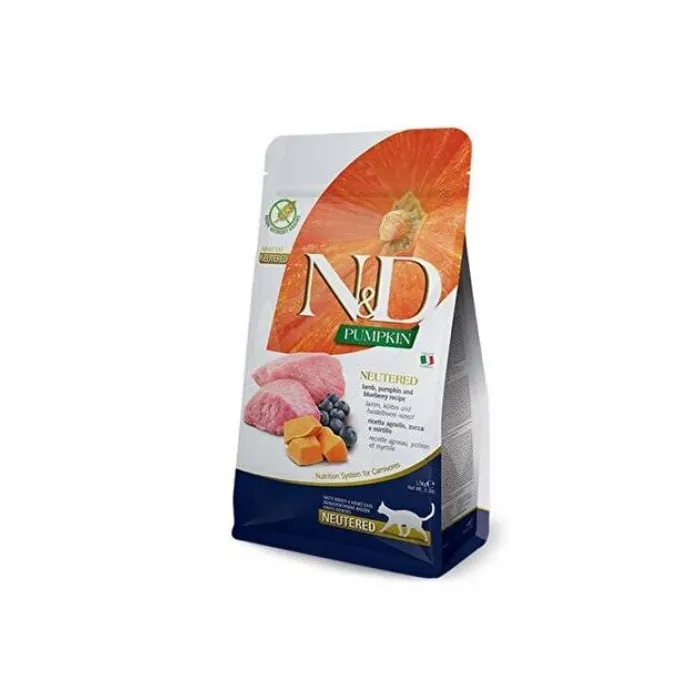 N&D PUMPKIN NEUTERED KUZU & YABAN MERSİNİ 1,5 KG