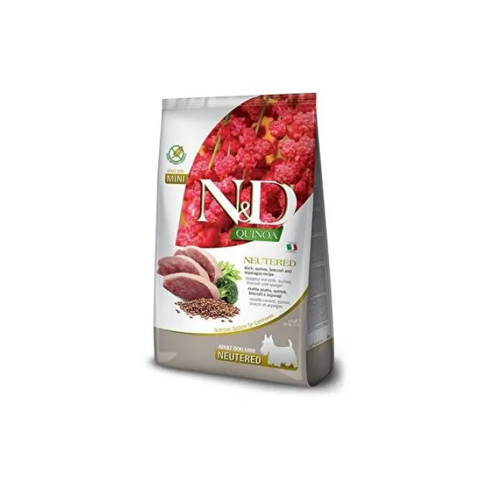 N&D QUINOA ÖRDEK NEUTERED MİNİ ADULT 2.5 KG