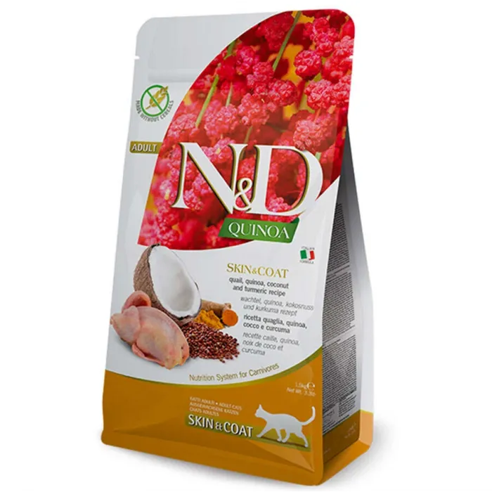 N&D QUINOA SKIN & COAT BILDIRCIN 1,5 KG