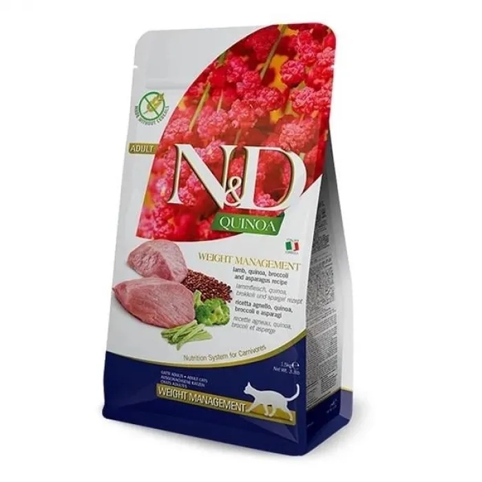N&D QUINOA WEIGHT MANAGEMENT KUZU CAT 1,5 KG