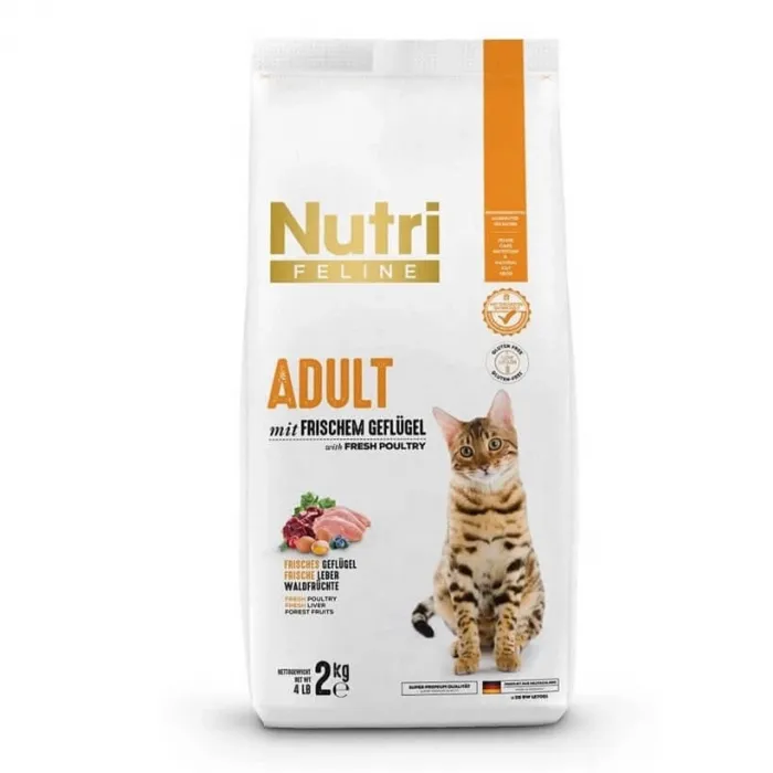 NUTRİ CAT ADULT POUTRY 2 KG