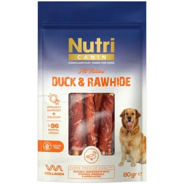 NUTRİ DUCK & RAWHIDE  80GR S-004