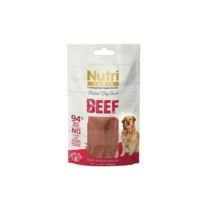 NUTRİ NATURAL DOG SNACK BEEF 80 GR M-005