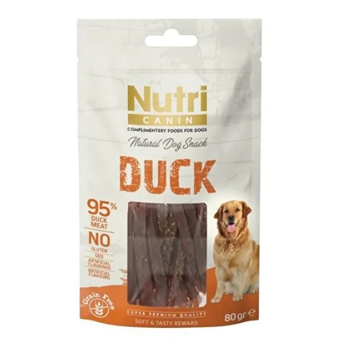 NUTRİ NATURAL DOG SNACK DUCK  80 GR M-003