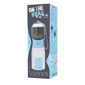 M-PETS ON THE ROAD 3İN1 KÖPEK SEYAHAT SULUĞU 600ML BLUE 10554599