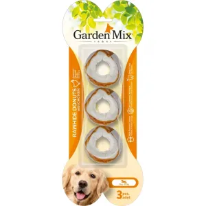 GARDEN MİX TAVUKLU DONUT KEMİK 3LÜ 6,3CM