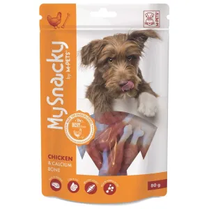 M-PETS MY SNACKY CHCKEN&CALCIUM BONE 80 GR 19010815