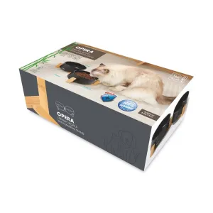M-PETS OPERA SERAMİK MAMA & SU KABI BAMBOO BLACK 2x850ML 10553999