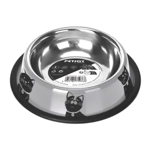 M-PETS PETJOY CATFAMILY ÇELİK MAMA & SU KABI 910ML 60566699