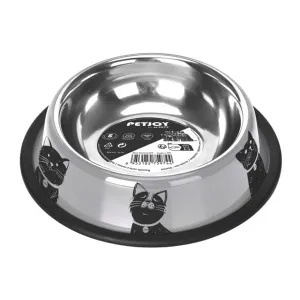 M-PETS PETJOY CATFAMILY ÇELİK MAMA & SU KABI 355ML (S) 60566499