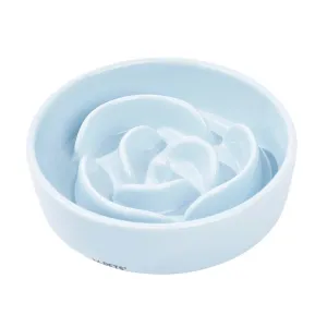 M-PETS SERENE ROSE SERAMİK YAVAŞ YEME MAMA KABI 300ML LİGHT BLUE 60532017